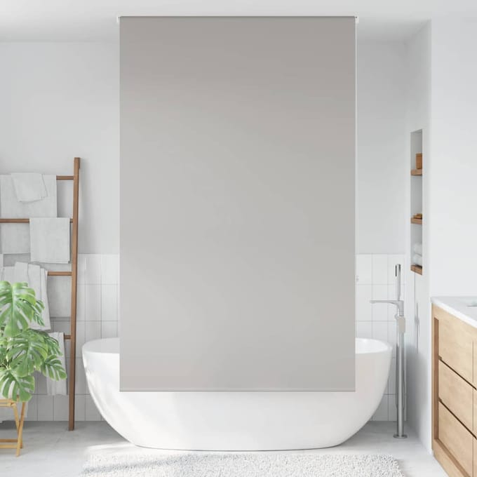 vidaXL - Doucherolgordijn - 120x240 - cm - stofbreedte - 116 - cm