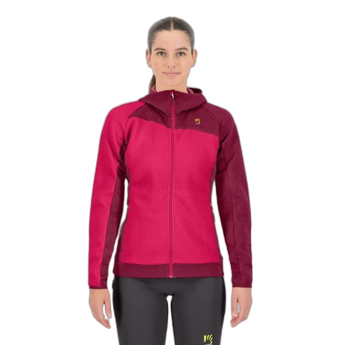 Fleece met capuchon en volledige rits voor dames Karpos Averau