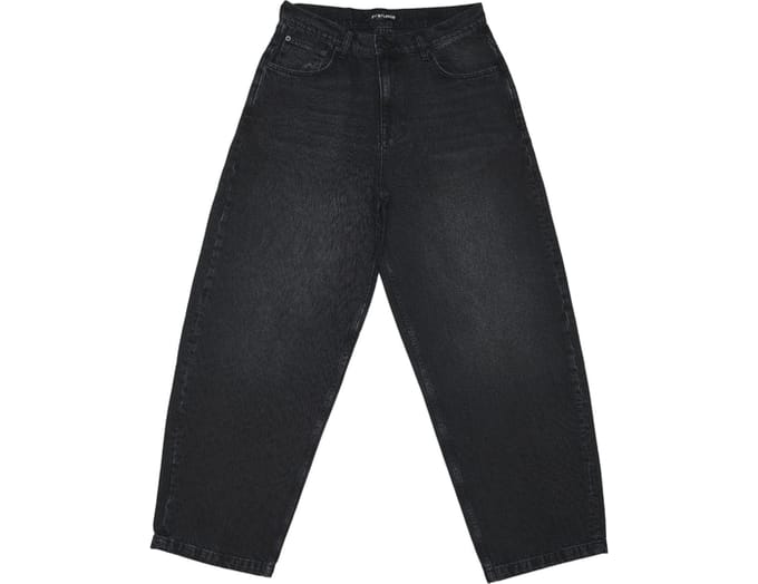 2y Studios Eren Basic Wide Baggy Jeans Jeans Zwart