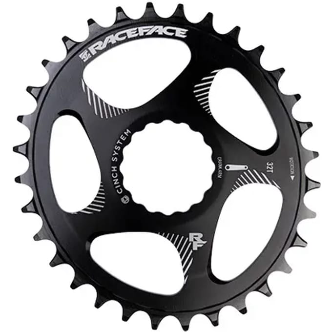 Race Face Cinch Oval Kettingblad Zwart 30t
