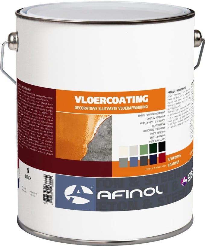 Afinol Vloercoating Standaard Wit (Witste kleur) 5 liter
