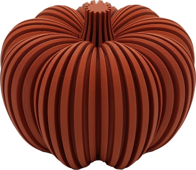 Solora pompoen beeld – Decoratief beeld - Terracotta - 3d geprinte beeld – Herfst woondecoratie - 10CM
