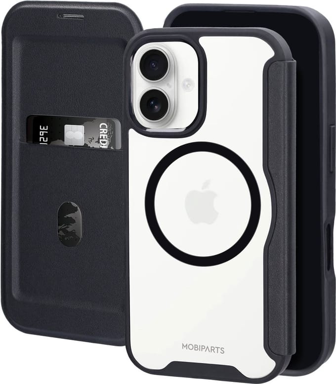 Mobiparts Shield Line Case geschikt voor Apple iPhone 16 - Zwart