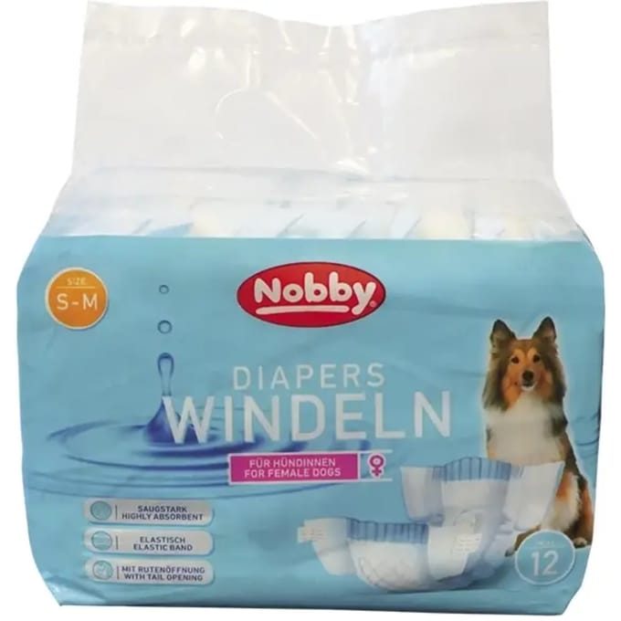 Luiers voor mannelijke honden Nobby Pet (x12)