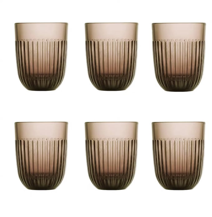 La Rochere - zes glazen mokka - quessant - waterglas