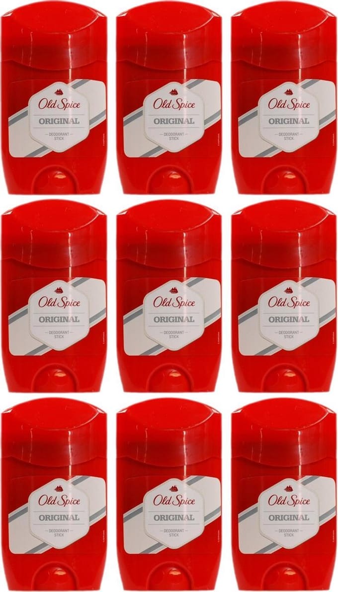 Old Spice - Deodorant - Stick - Original - 50ml x 9