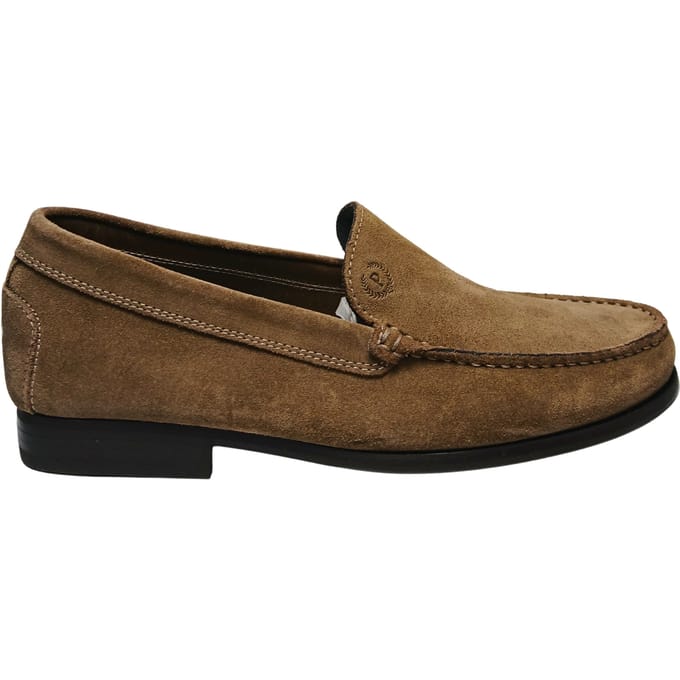 pb10212C9calc014 Pollini Mannen Suede Grey