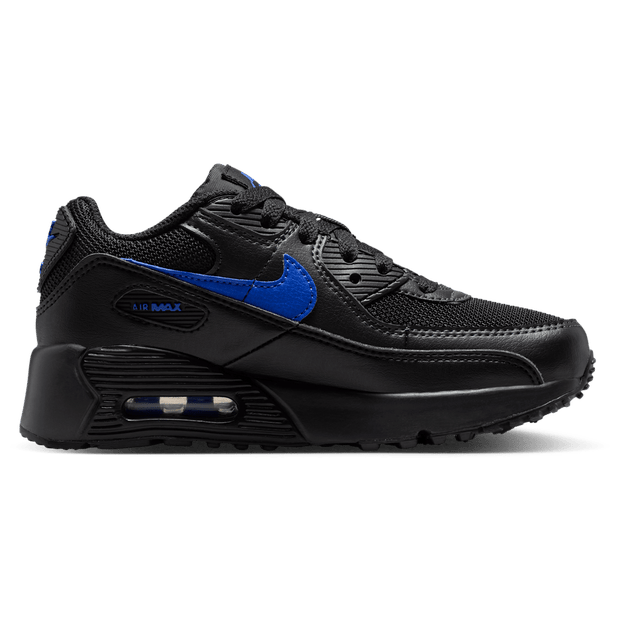 Nike Air Max 90 Peuterschoenen - Zwart - Maat 35 - Leer, Synthetisch