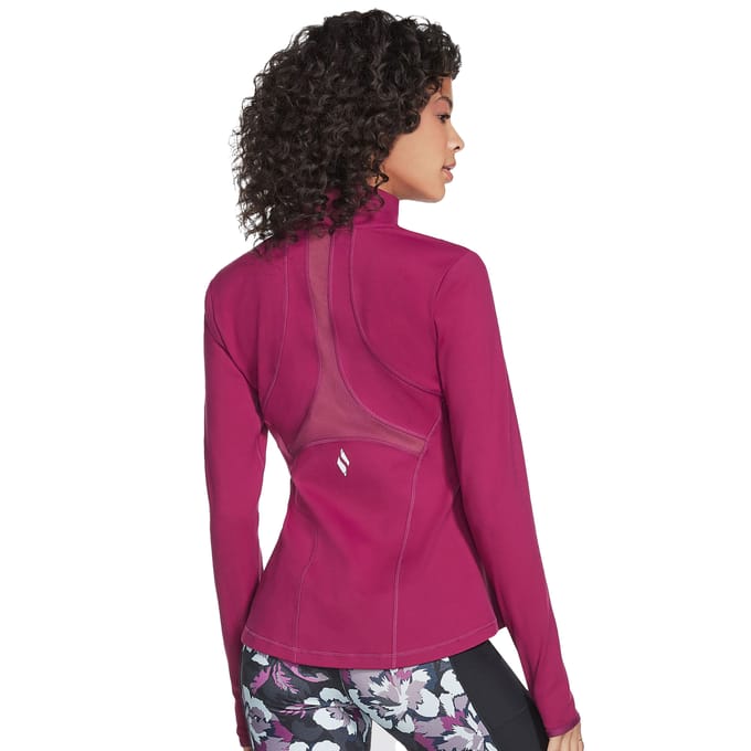 Skechers Dames/Dames Gowalk Mesh Jacket (Magenta)