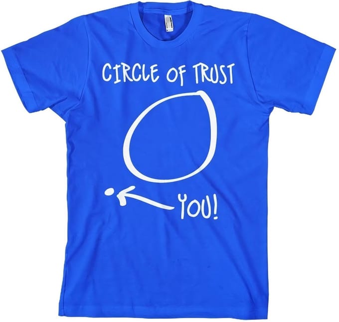 Hybris Circle Of Trust T-shirt blauw