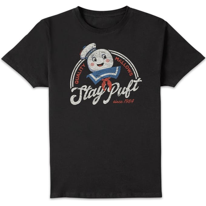 Ghostbusters Stay Puft Unisex T-Shirt - Black - S