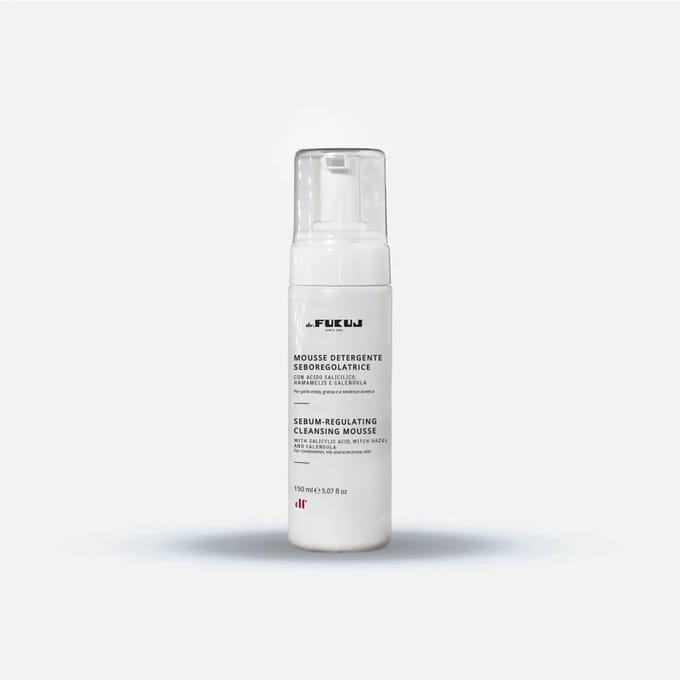 Italiaanse luxe merk Talg regulerende mousse gezicht reiniger - Salicylzuur - Hamamelis - malva 150ml