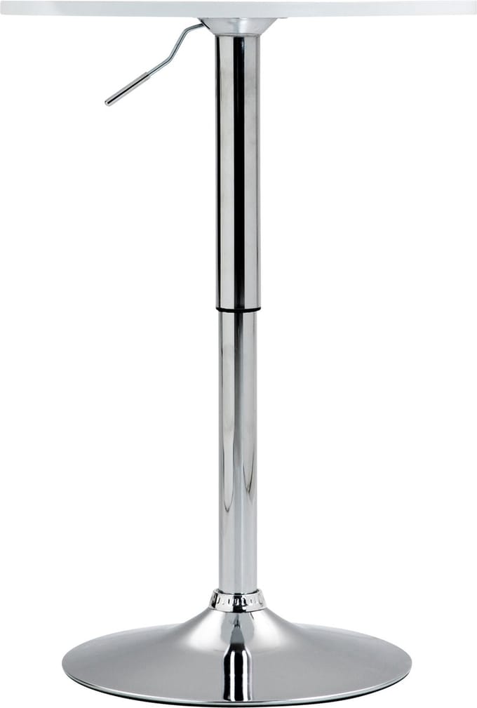 CLP Lamoni Bartafel - in hoogte verstelbare - bar tafel - bistrotafel - wit rond