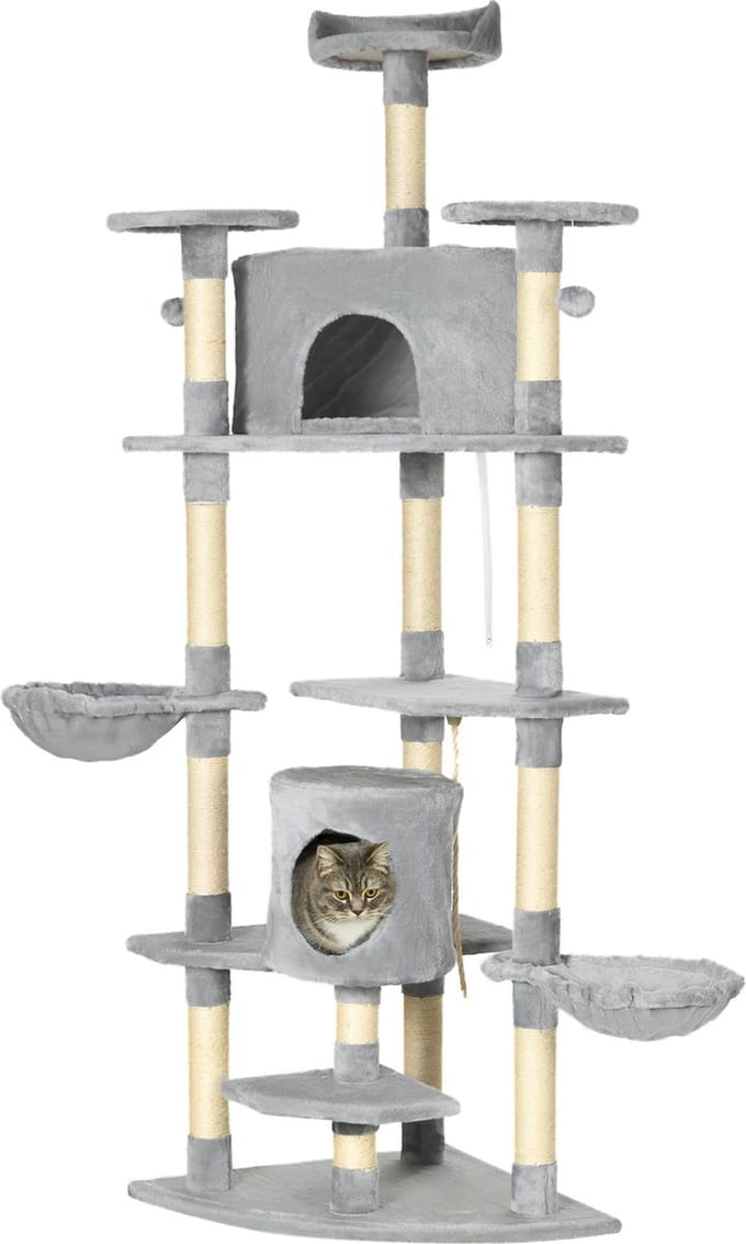 PawHut Krabpaal met speelballen D30-023V01