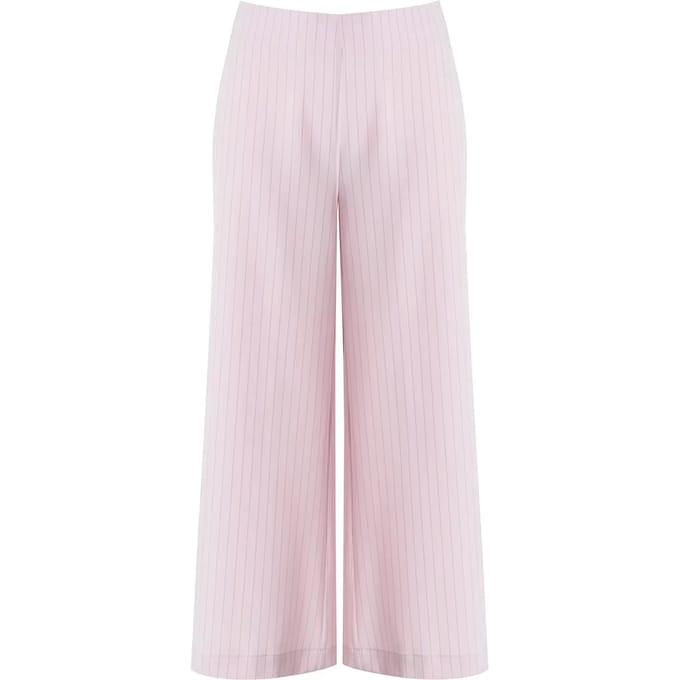 Vrouwelijke brede gestreepte broek Mat Fashion