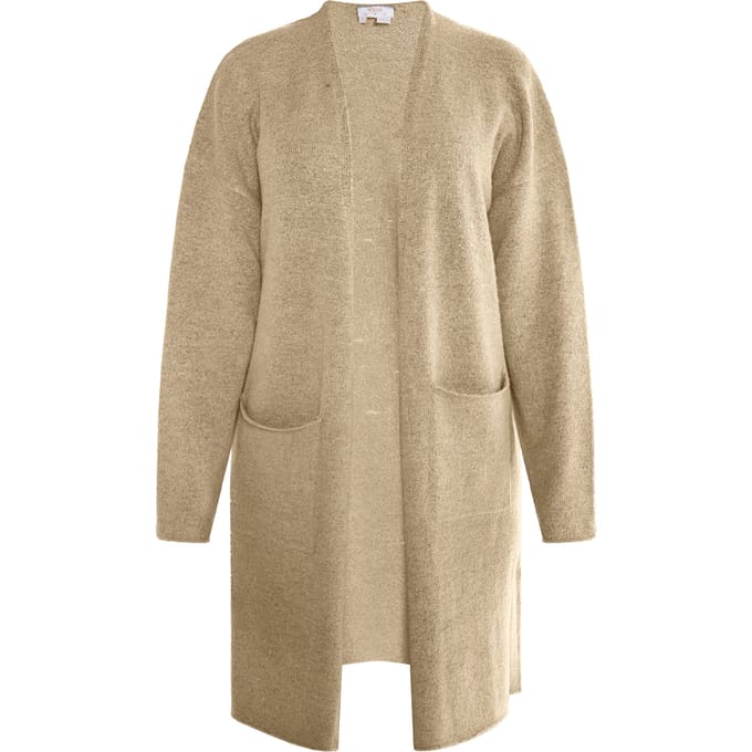 usha Longcardigan Dames beige
