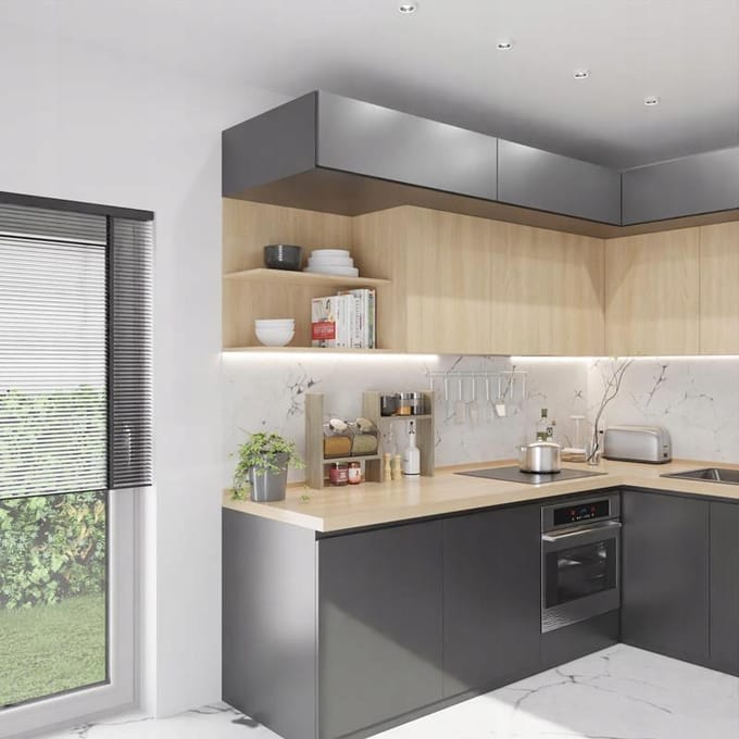 Meble Exclusive EX3 - Keukenkast - Dąb Sonoma - Stabiele Constructie - Laminowana Plaat