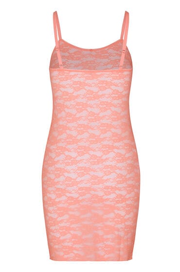 Hunkemöller Slipdress Allover Lace Roze