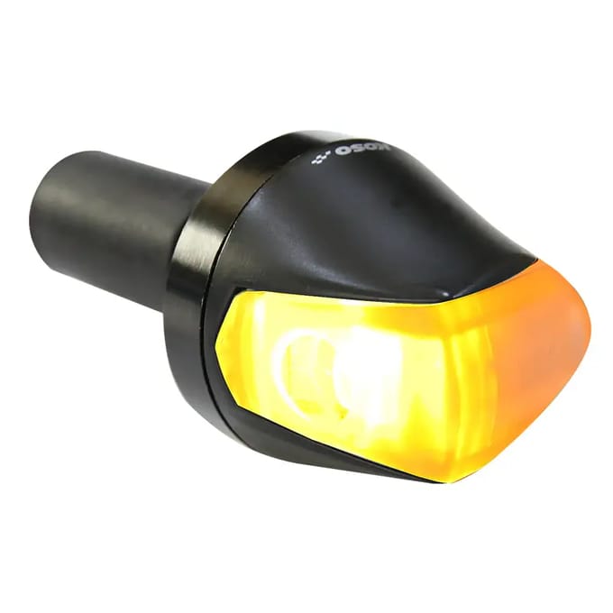 Knipperlicht stuurbalans Koso zwart Smoke (E-Keur)
