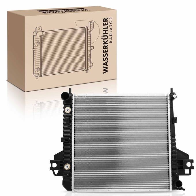 Frankberg 1x radiator waterkoeler motorkoeler voor Jeep