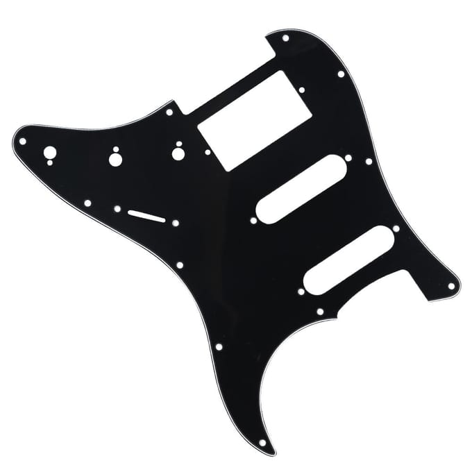 Kwaliteit 11 Gaten Elektrische Gitaar SSD Slagplaat Accessoire voor ST SQ SSH Gitaren(Zwart) gray