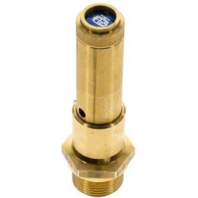 G 3/4'' Messing Vooringesteld Overdrukventiel 33 Bar DN 10 - SFL-B-10-33-034
