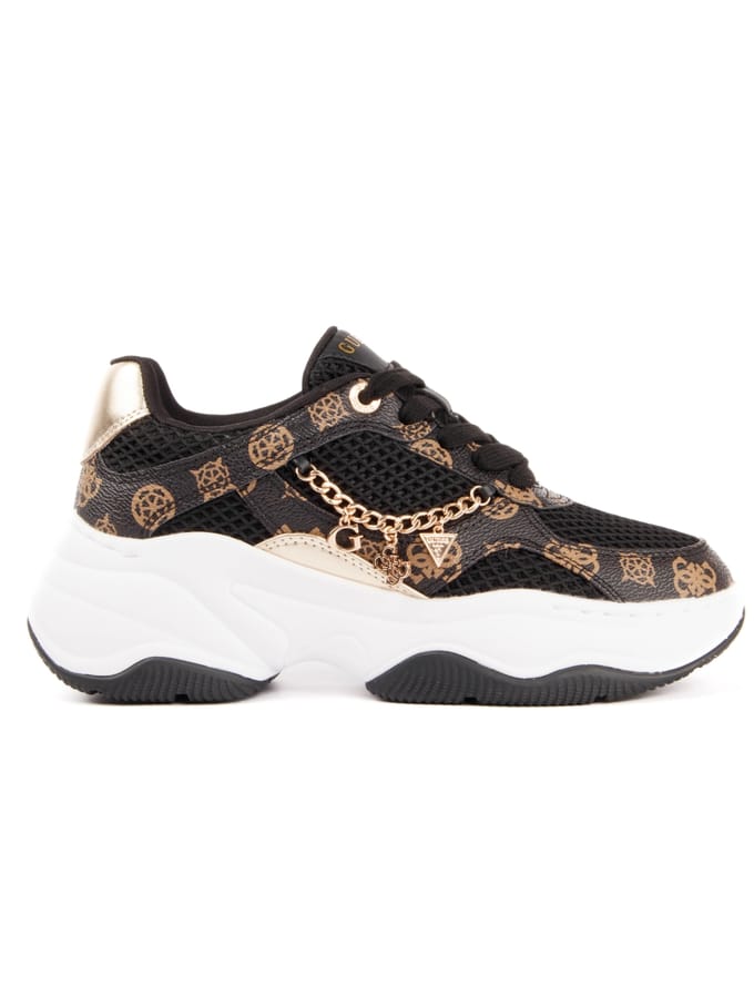 Guess Harpaa dames sneaker - Zwart multi - Maat 38