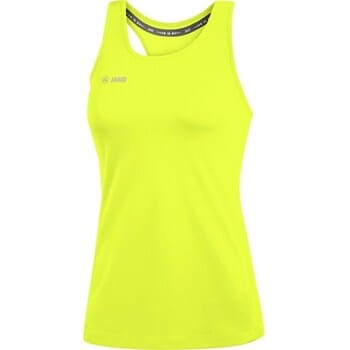 Jako Run 2.0 Dames Tank Top - Sporttops  - Geel -  Maat 36