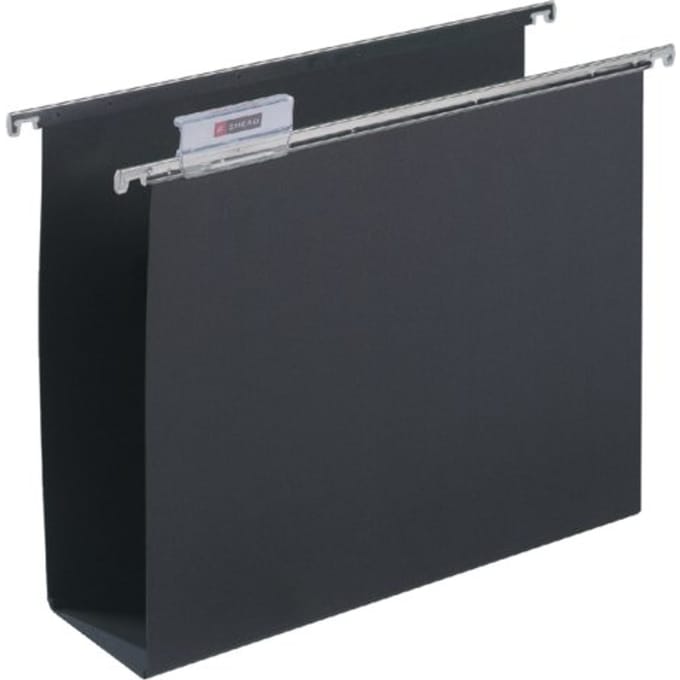 Hangmap Djois Alzicht A4 frontaal U-bodem 80mm zwart