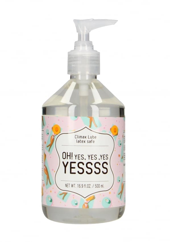 Climax Glijmiddel op waterbasis - OH! Yes, Yes, Yes, YESSSS - 500 ml