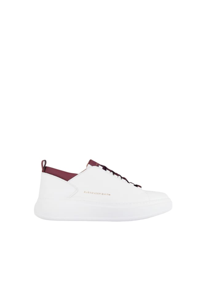 asbcwym-2264-wdx Alexander Smith Wit leder voor heren