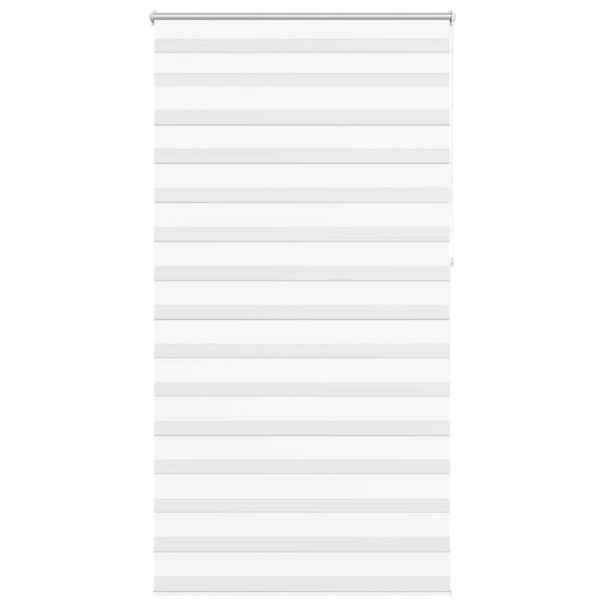 vidaXL - Zebra - rolgordijn - 120,9 - x - 230 - cm - stofbreedte - 116,7 - cm - wit