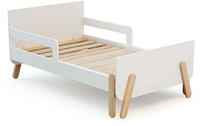 WEBABY - Uitschuifbaar houten kinderbed 80x140-165-190 PIRATE - Wit