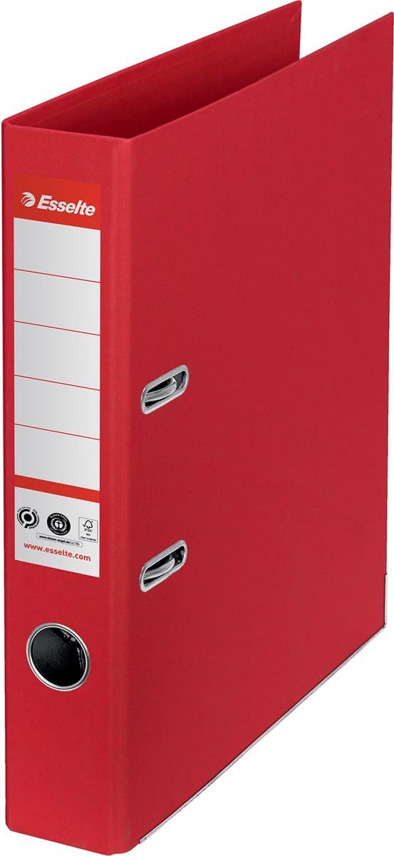 Esselte No.1 ordner, A4, rug 5 cm, rood 10 stuks