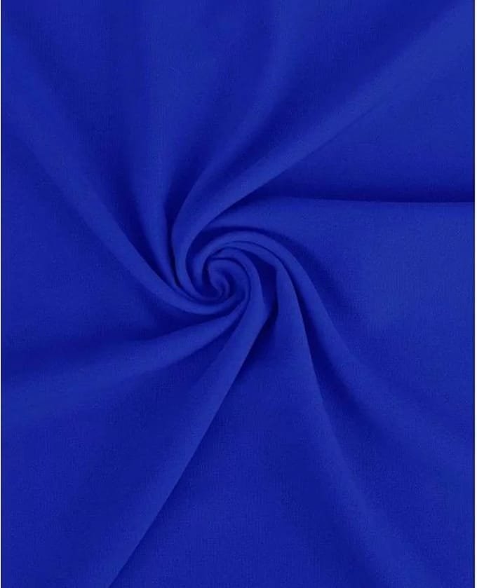 Texturé stof uni - Cobalt 5 - 1 meter