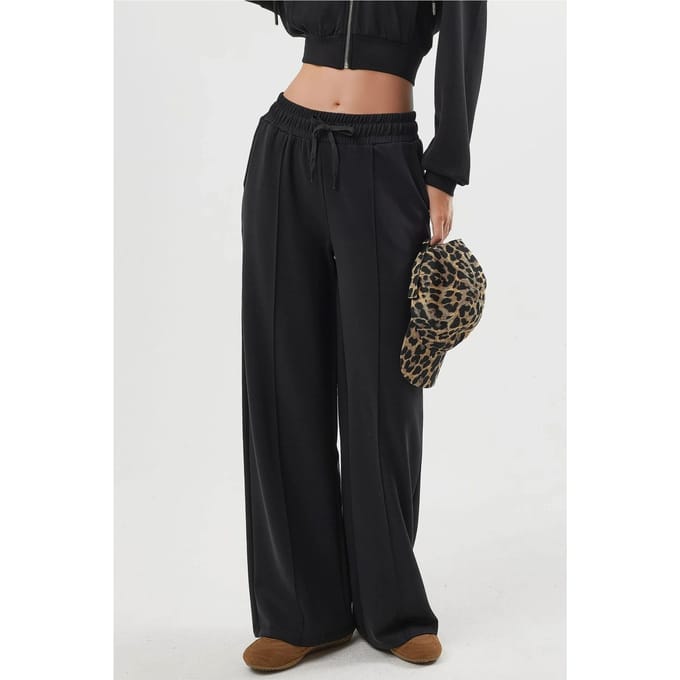 Elastische Taille Rechte Broek