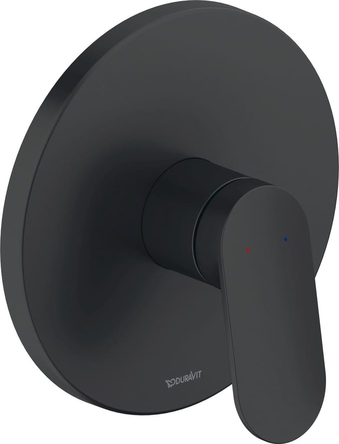 Duravit Wave - Inbouw douchekraan, mat zwart WA4210010046
