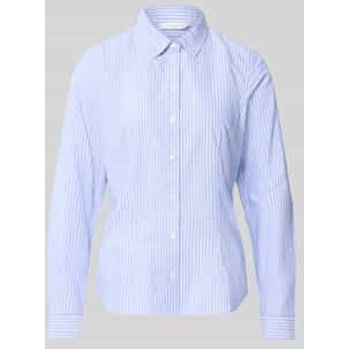 Overhemdblouse van puur katoen