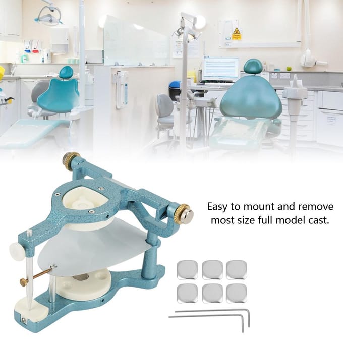 9 in 1 Tandtechnisch Laboratorium Groot Formaat Volledige Mond Verstelbare Magnetische Articulator Apparatuur