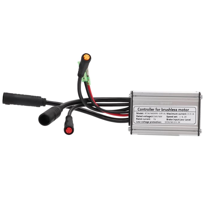 36V 48V 15A Elektrische Fiets Sinusgolf Controller 250W Borstelloze Motor Elektrische Fiets Ombouw black