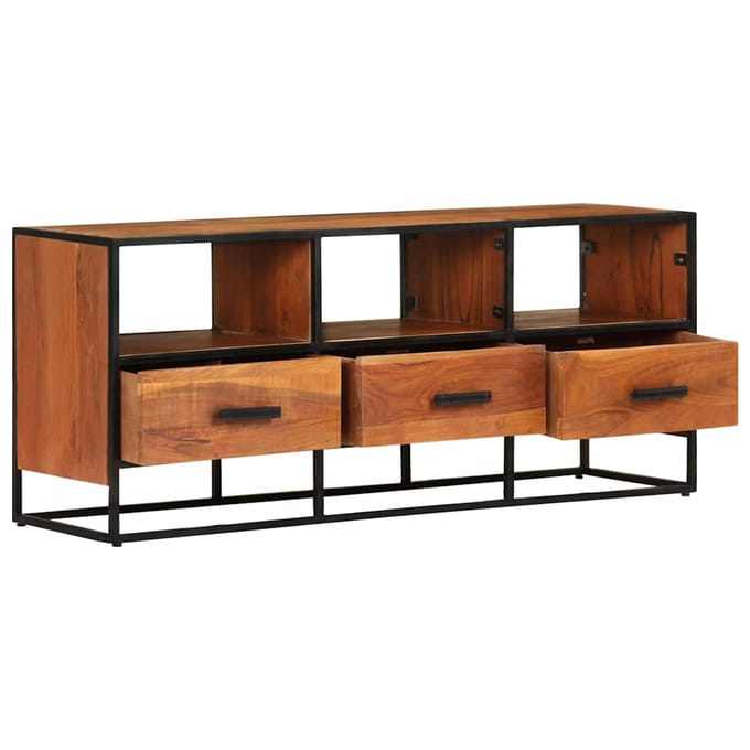 vidaXL - Tv-meubel - 110x30x45 - cm - massief - acaciahout