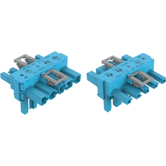 WAGO 5-Pool T-Distributie Connector Met Vergrendelclip - 770-620