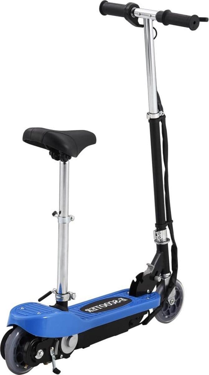 vidaXL Step elektrisch met zitje 120 W blauw