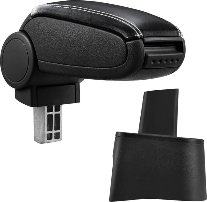 Armsteun Seat Ibiza 6L 2002-2008 zwart met wit stiksel
