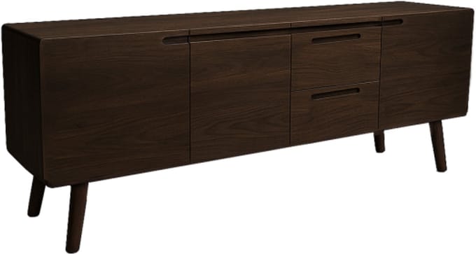 Tower Living Dressoir Aura acaciahout 210 cm - Espresso