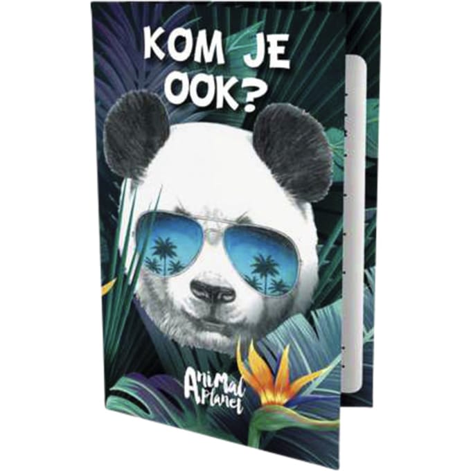 Uitnodigingskaarten - Panda - 6st.