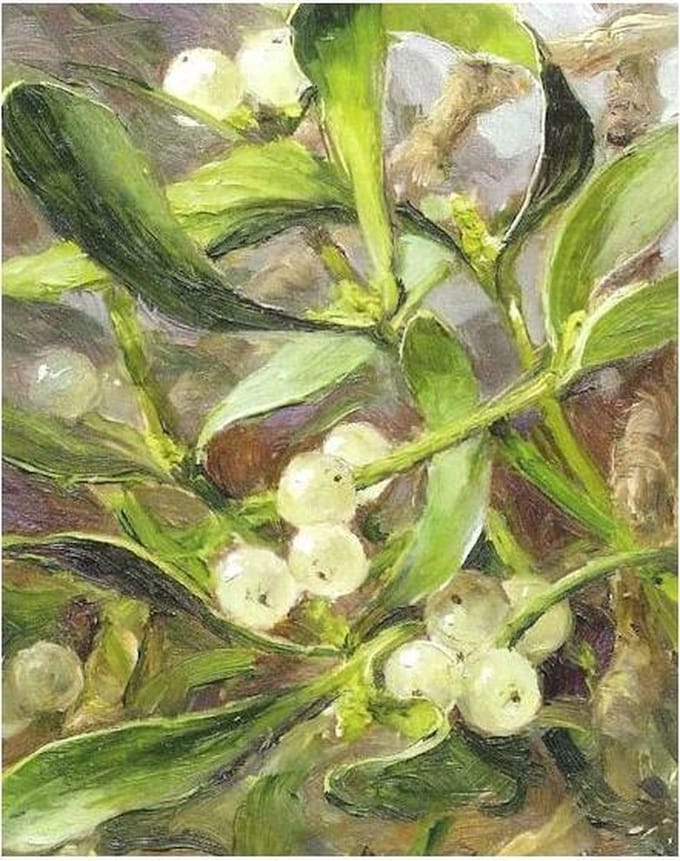 Cadeaukaart Maretak 7,5x9,5cm