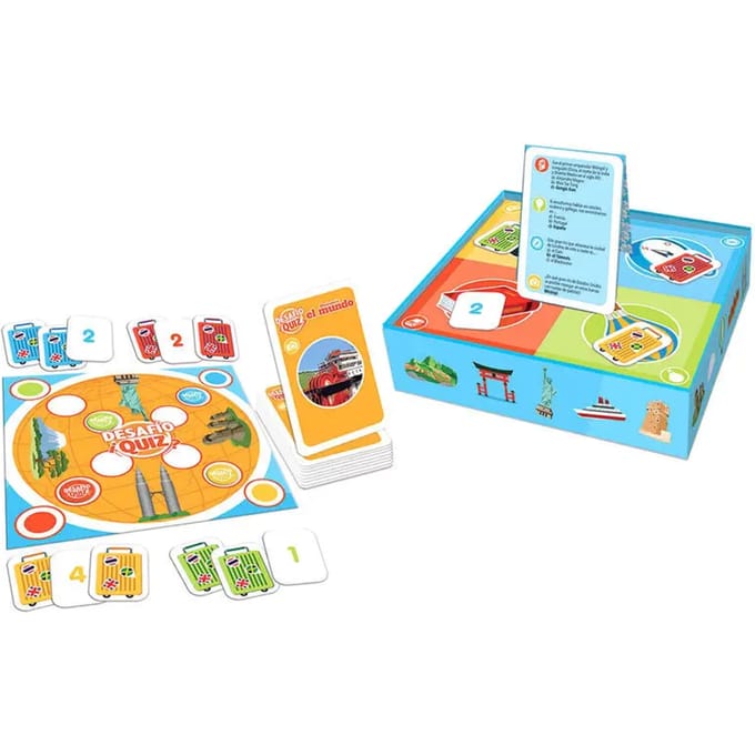 Bordspellen Educa Borras Challenge Quiz Discover The World