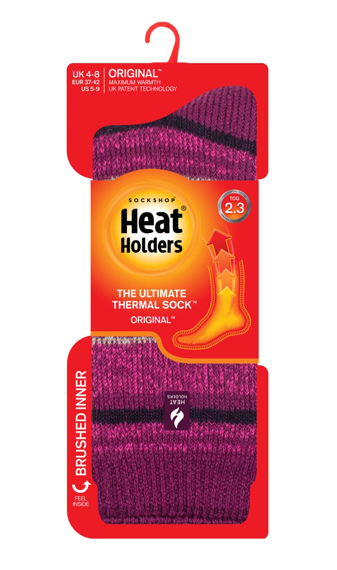 Heat Holders Dames Dikke Warme Thermische Sokken - Deep Fuchsia (Barcelona)