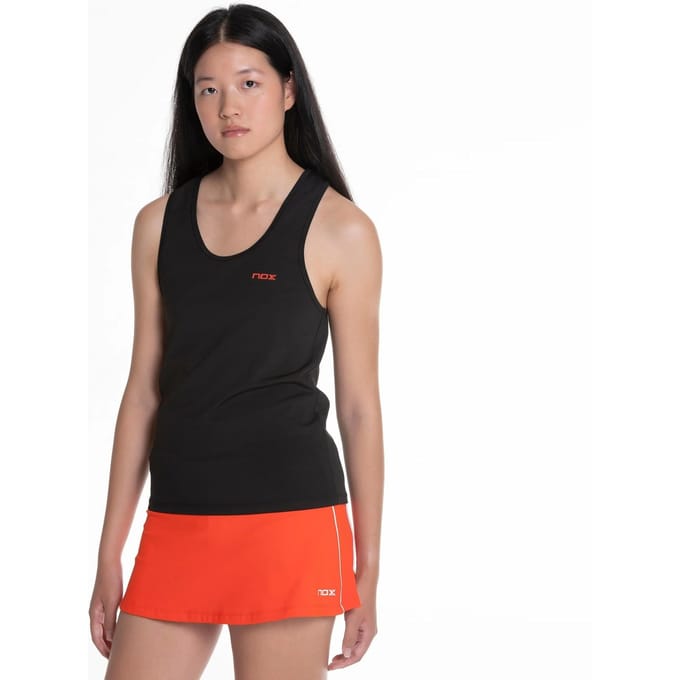 Nox Team Fit Mouwloos T-shirt Zwart M Vrouw